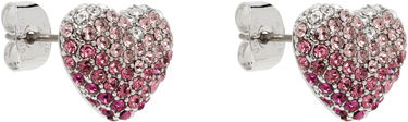 Uhani Marc Jacobs Marc Jacobs Heart Balloon Pavé Earrings Roza | 2P5JER001J04, 1