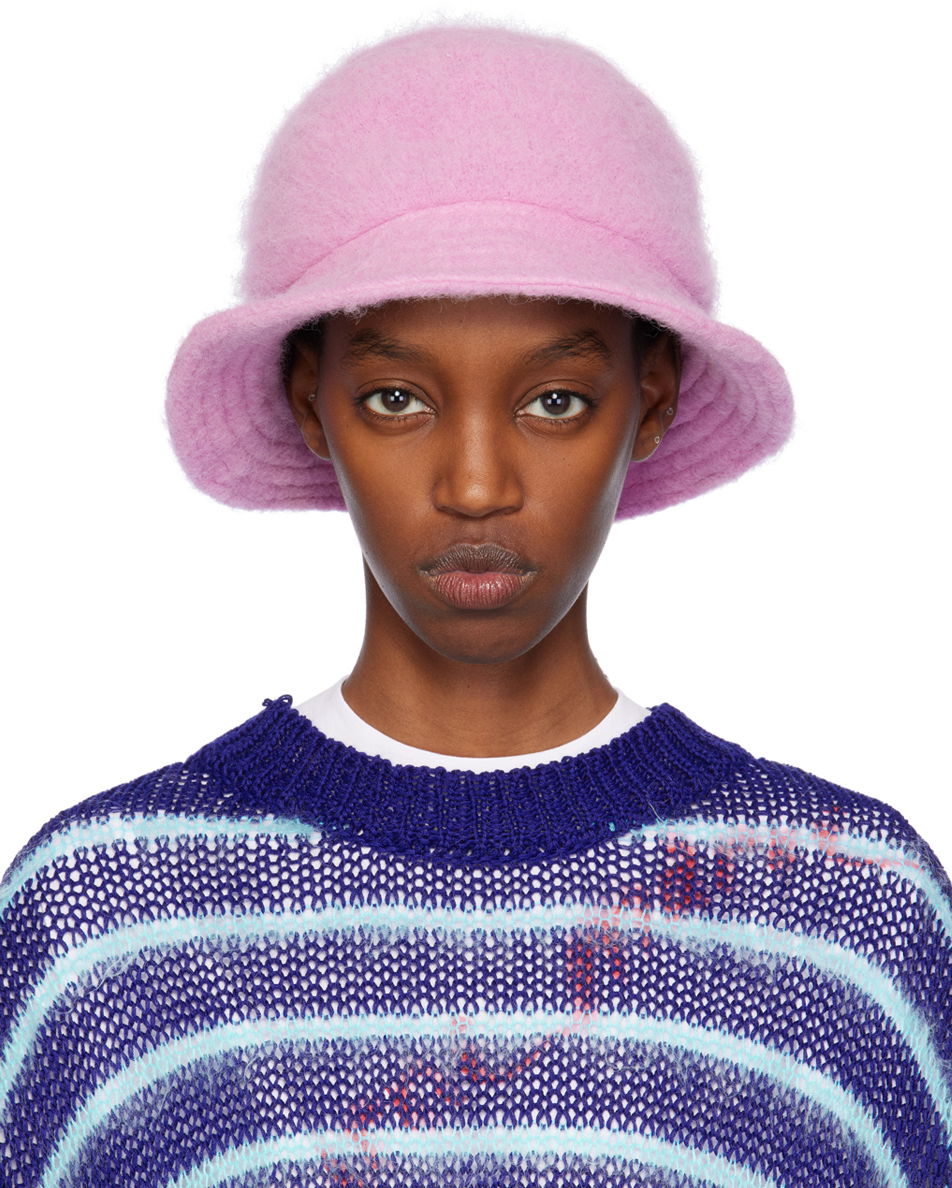 Klobuk Marni SSENSE x Furry Bucket Hat Roza | CLZC0090U1 UTW918, 0