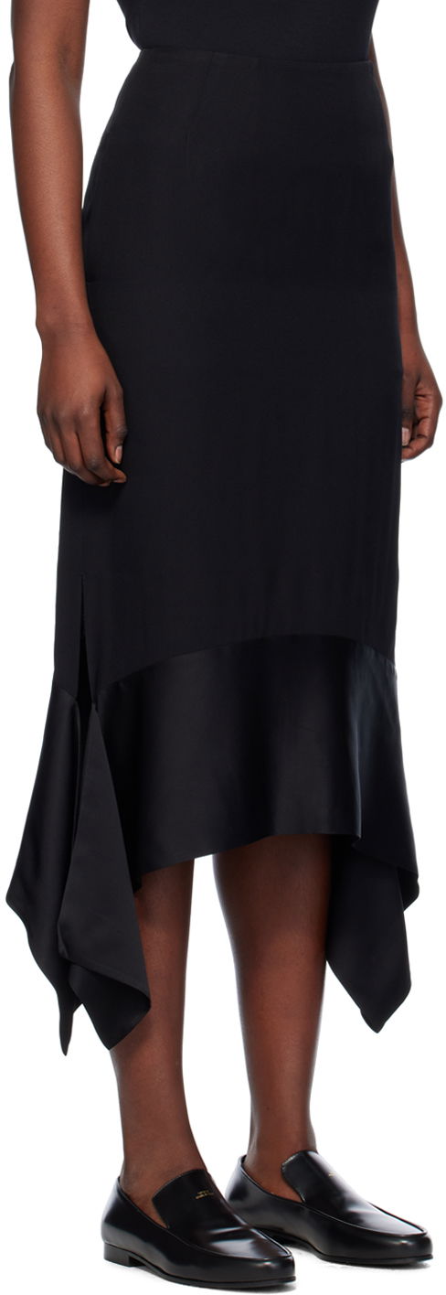Krila TOTEME Asymmetrical Maxi Skirt Črna | 241-WRB1016-FB0020, 1