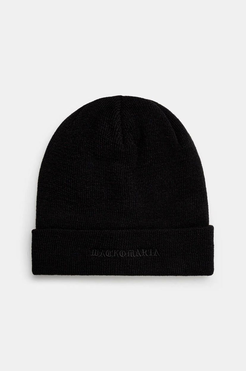Beanie WACKO MARIA Knit Watch Cap Črna | 24FW.WMA.CP05