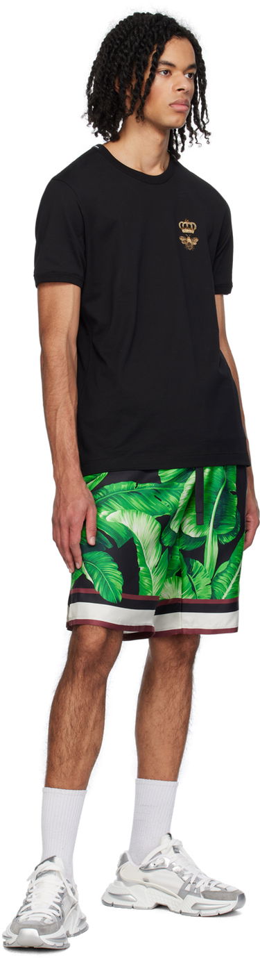 Kratke hlače Dolce & Gabbana Printed Shorts Zelena | GV37ATIS1SG, 3