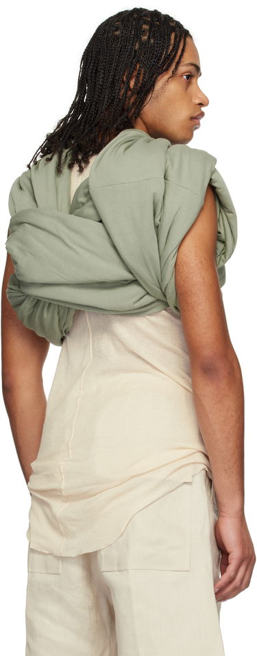 Majica brez rokavov Rick Owens Rick Owens Hollywood Triple Donut Top Bež | RU01E5432 JA, 2