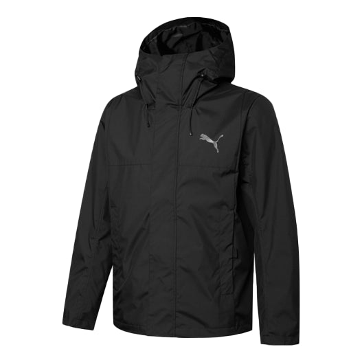 Vetrovka Puma Outdoor Logo Hooded Jacket Črna | 848287-01