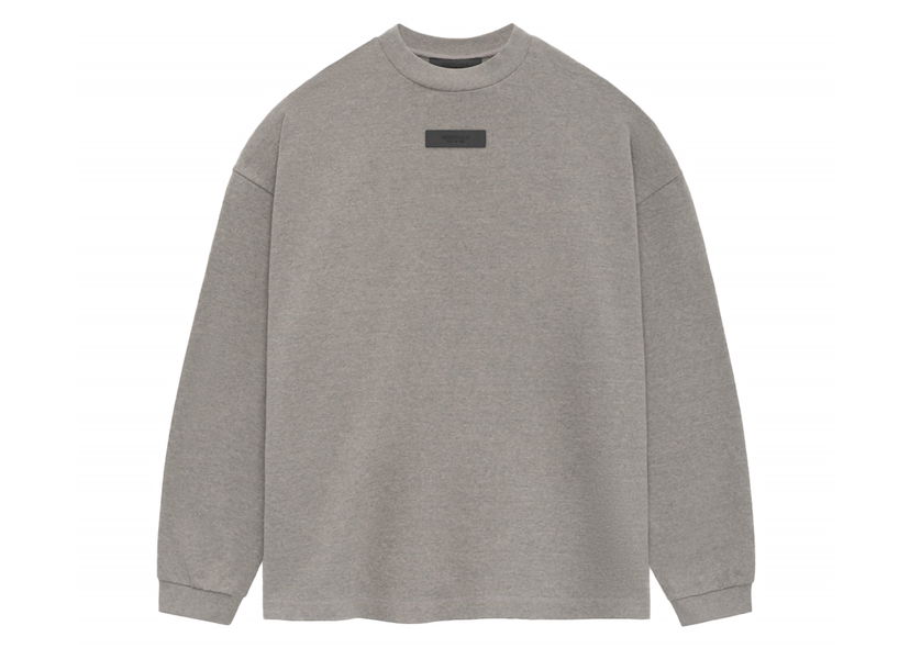 Pulover Fear of God Core Collection L/S Tee Heather Grey Siva | 125SU244201F