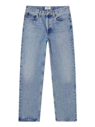 Kavbojke AGOLDE Wyman Mid Rise Boyfriend Jeans Modra | A9072-1206