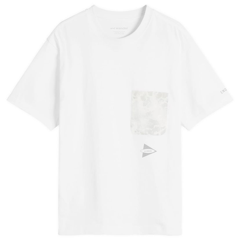 Majica and wander and wander Print Pocket T-Shirt, Size Large Bela | 5745184526-030