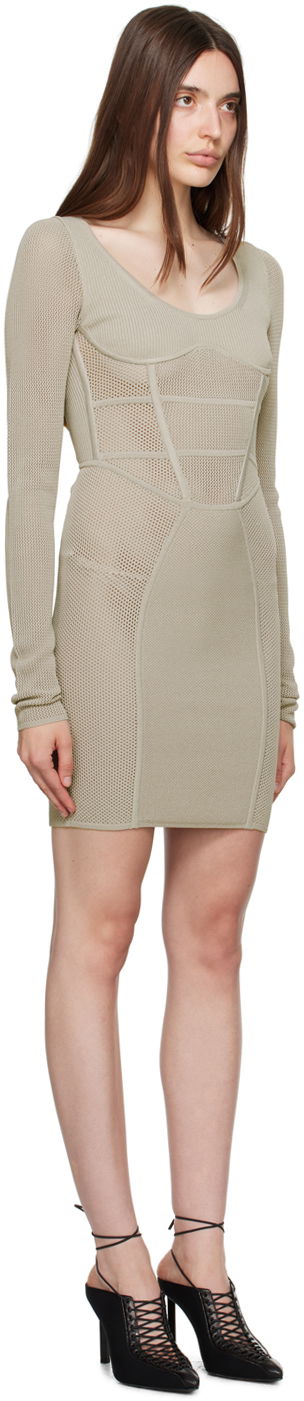 Obleke Dion Lee Paneled Mini Dress Črna | A7759P23, 4