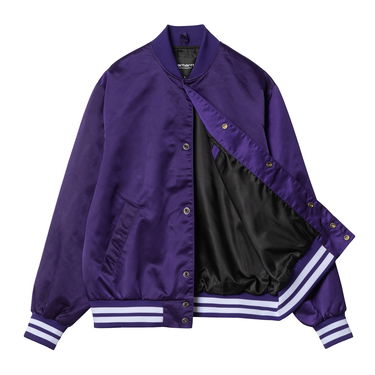 Bomber jakna Carhartt WIP Class of 89 Bomber Jacket Lila | I032992_23O_XX, 3