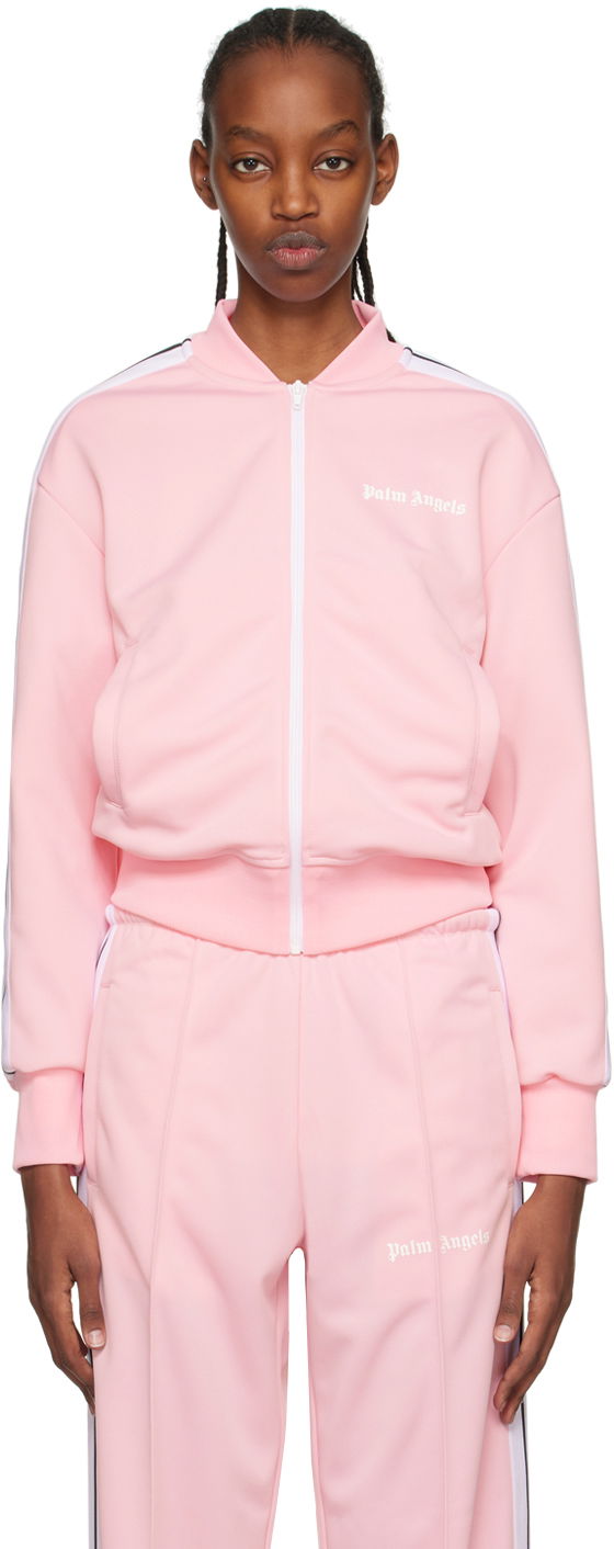 Trenirka Palm Angels Palm Angels Striped Track Jacket Roza | PWBD025C99FAB0013401