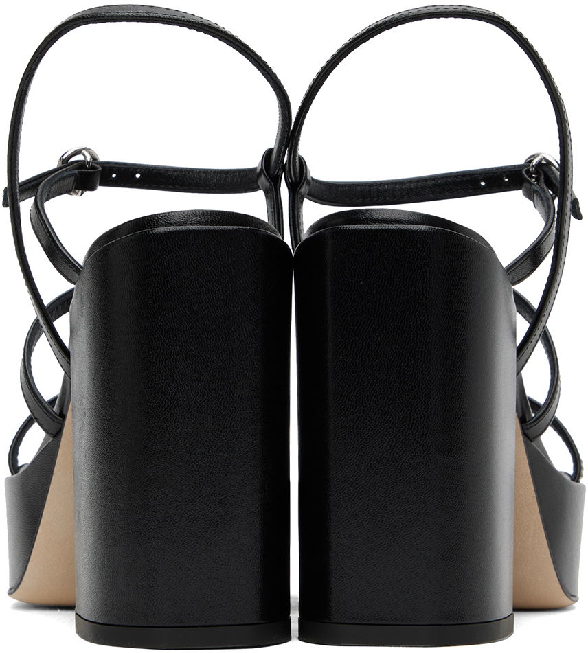 Modni dodatki Aeyde Aeyde Katalin Heeled Sandals Črna | A11-HS-ATNS11BL38-SS24-800-007, 1