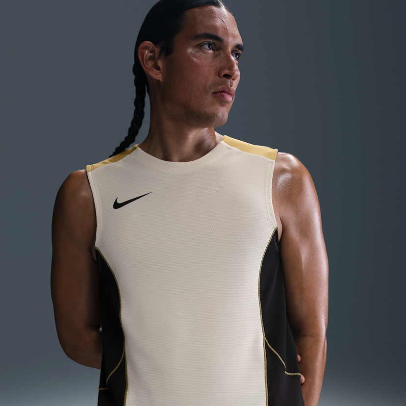 Majica brez rokavov Nike Nike Strike+ Dri-FIT Sleeveless Soccer Jersey Bež | HJ4193-110