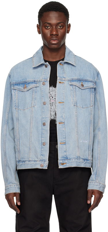 Jakna We11done We11done Embroidered Denim Jacket Modra | WD-DJ1-24-367-U-IC, 0