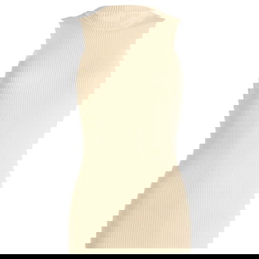 Majica brez rokavov Rick Owens Rick Owens Knitted Tank Top, Size Large Bež | RP02E4635-RIBM-21, 1