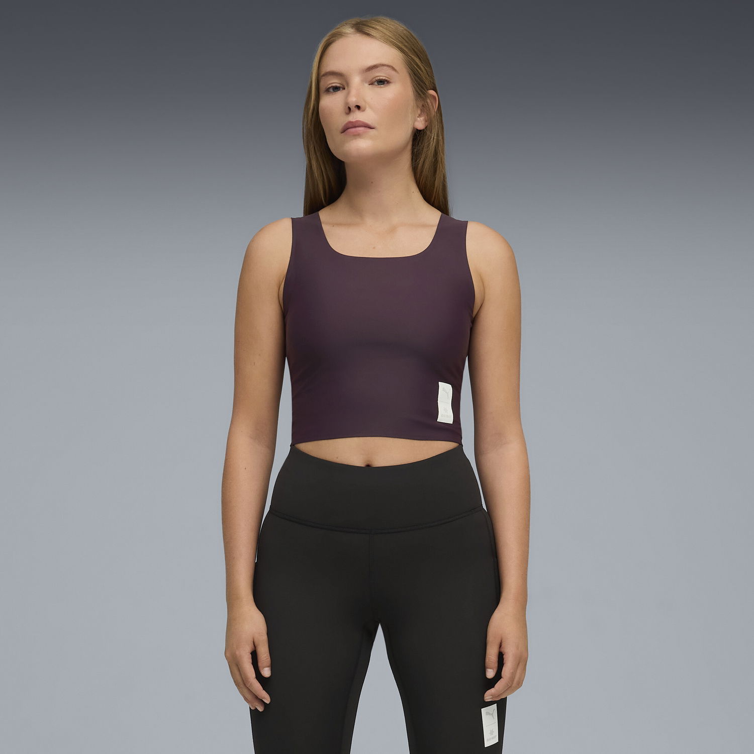 Krop-top Puma PUMA x SAYSKY Crop Running Tank Top Lila | 527559_88, 0