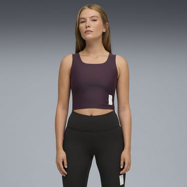 Krop-top Puma PUMA x SAYSKY Crop Running Tank Top Lila | 527559_88, 0