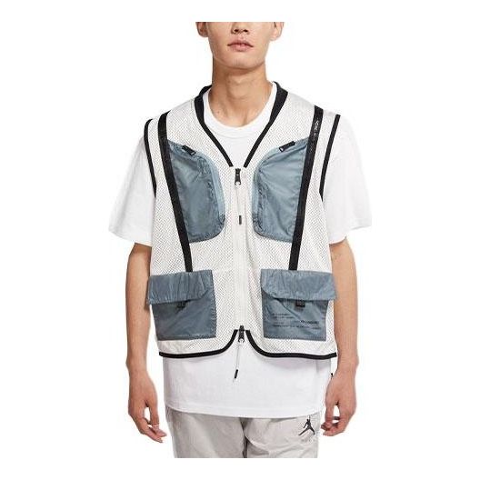 Telovnik Jordan Jordan Utility Cargo Vest Bela | DM1387-030, 0