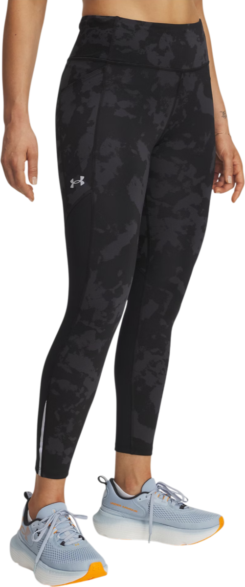 Nogavice Under Armour Under Armour UA Launch Ankle Print Tights Črna | 1369772-009