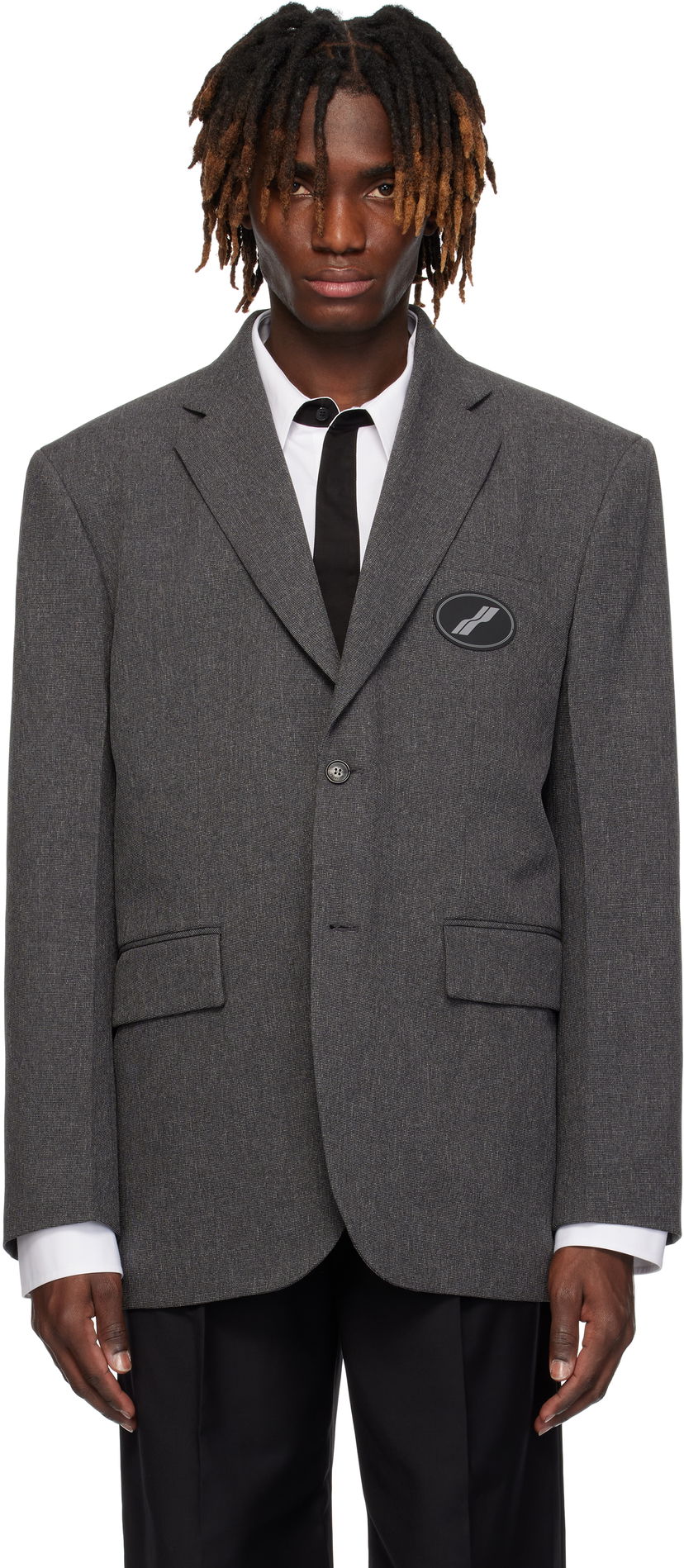 Jakna We11done We11done Oversized Blazer Siva | WD-JK4-20-715-U-CH