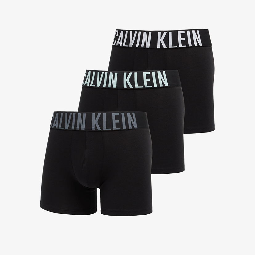 Boksarice CALVIN KLEIN Calvin Klein Intense Power Cotton Boxer Brief 3-Pack Črna | 000NB3609A ZDO