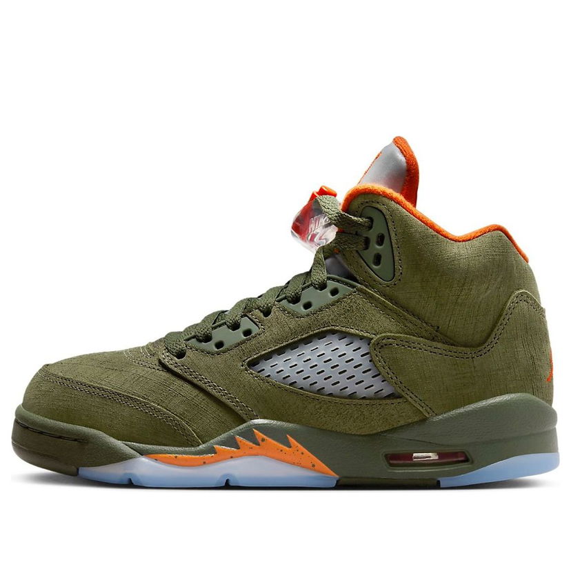 Oblačila Jordan Air Jordan 5 Retro Zelena | 440888-308