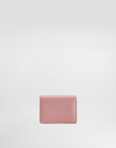 Denarnica Dolce & Gabbana Dolce & Gabbana Calfskin Wallet with DG Logo Roza | BI1211A9M758B407, 2