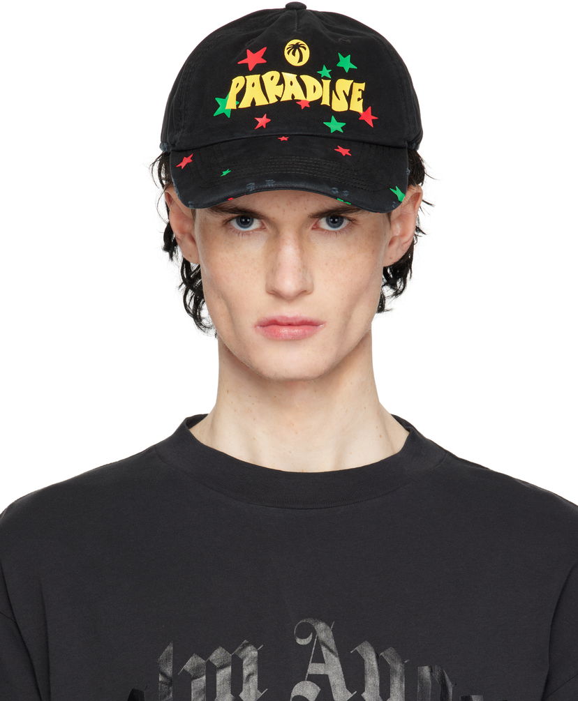 Kapa Palm Angels 'Paradise' Palm Baseball Cap Črna | PMLB108S25FAB0031018