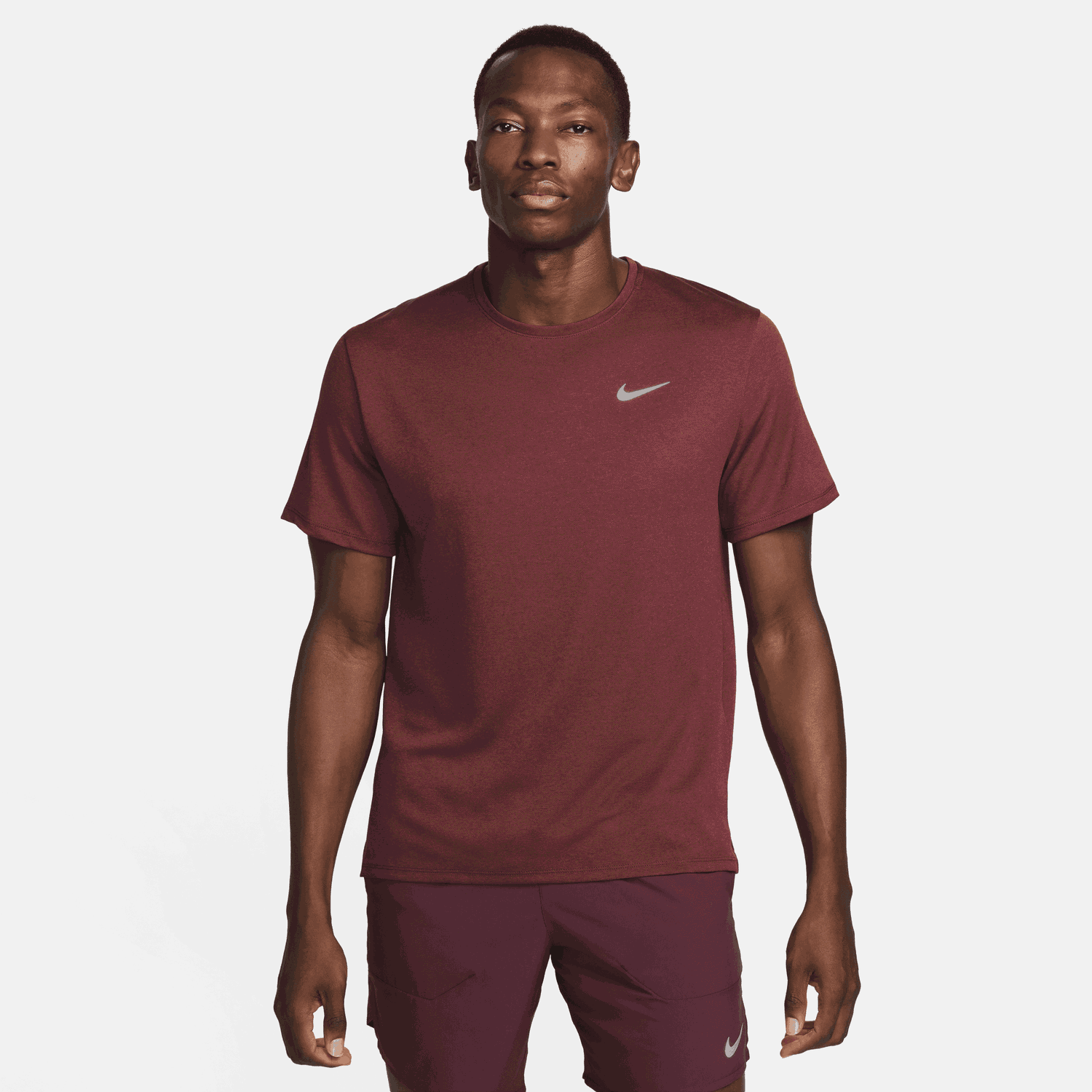 Majica Nike Miler Dri-FIT UV Rdeča | DV9315-681, 0