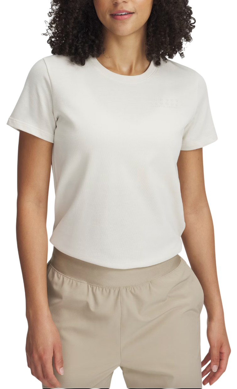 Majica Under Armour Under Armour HWT Branded Core Short Sleeve T-Shirt Bela | 1389745-279
