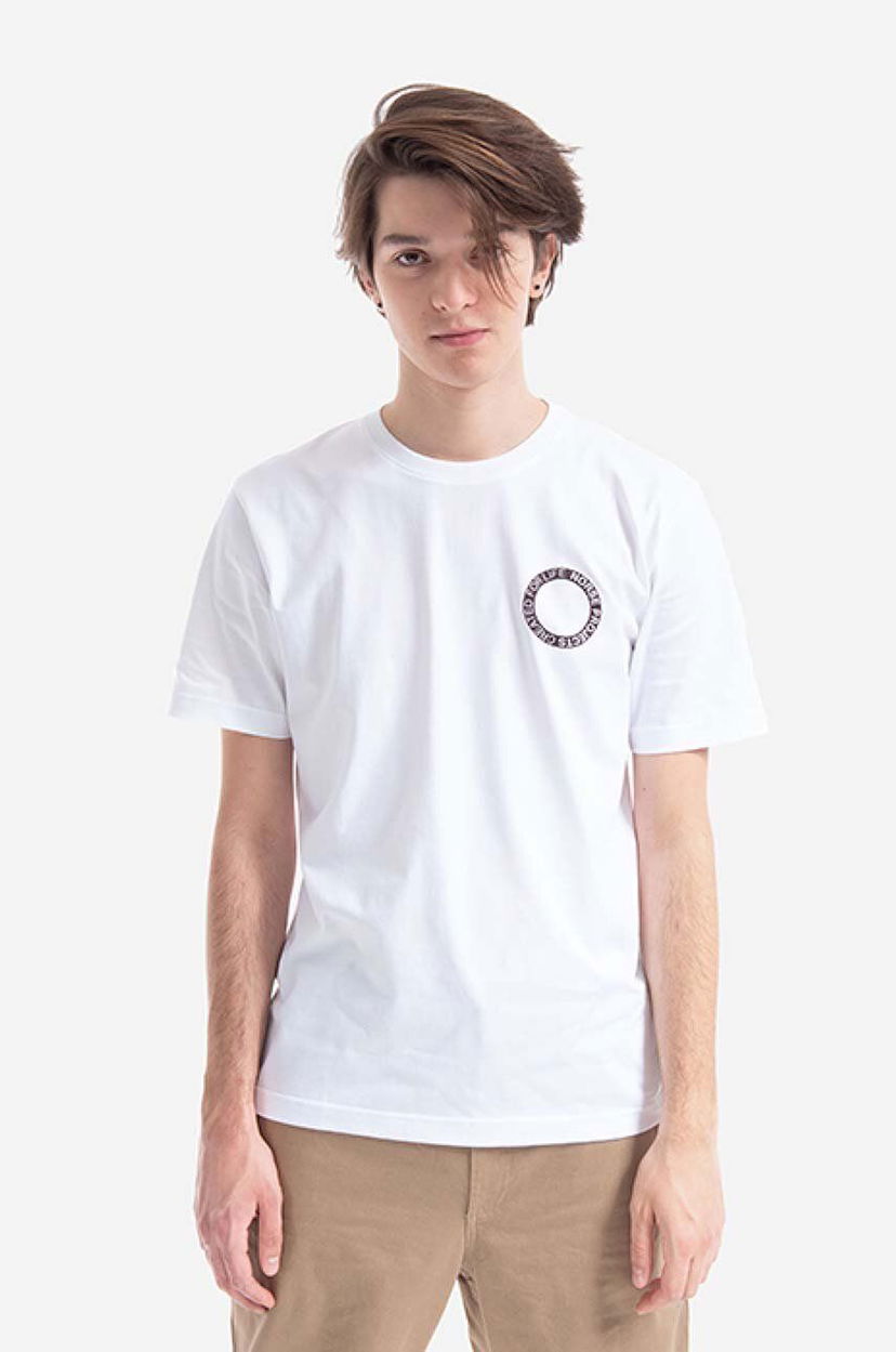 Majica NORSE PROJECTS T-Shirt With Print Bela | N01.0562.0001