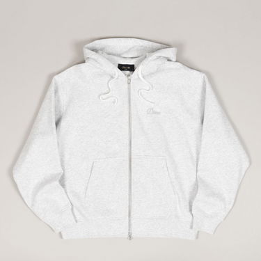 Pulover Dime Dime Cursive Zip Hoodie Siva | DIMESP2549ASH, 1
