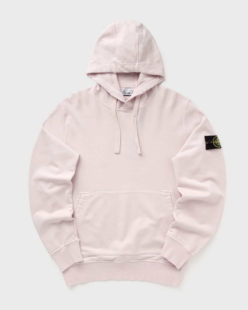 Pulover Stone Island Hooded Sweatshirt with Kangaroo Pocket Roza | K2S156100062S0051.V0080