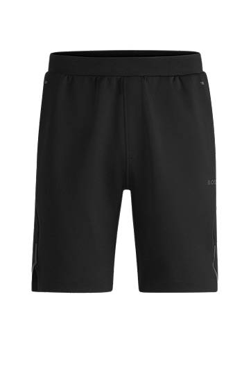 Kratke hlače BOSS Stretch Active Shorts with Reflective Details Črna | 50531225