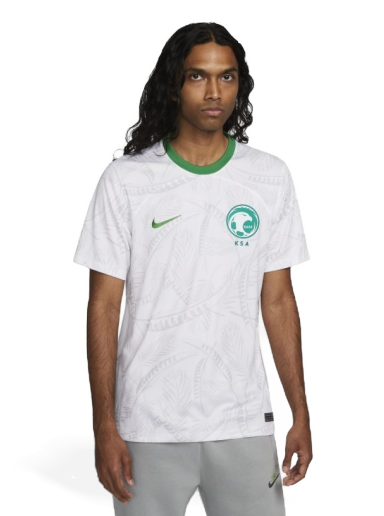 Dres Nike Saudi Arabia 2022/23 Stadium Home Men's Dri-FIT Football Shirt Bela | DN0716-100