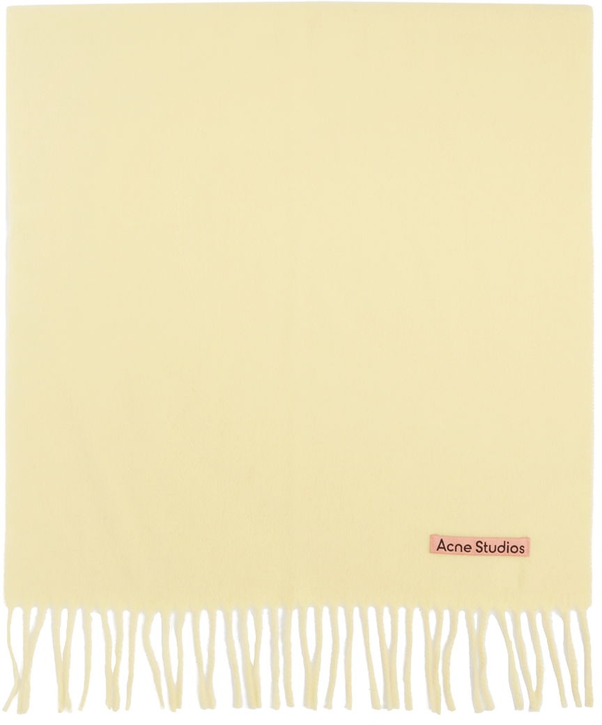 Šala Acne Studios Wool Scarf Rumena | CA0210-, 0