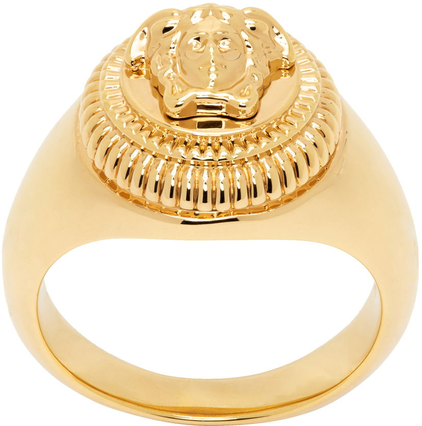 Prstan Versace Medusa Biggie Ring "Gold" Kovinski | 1009248_1A00620