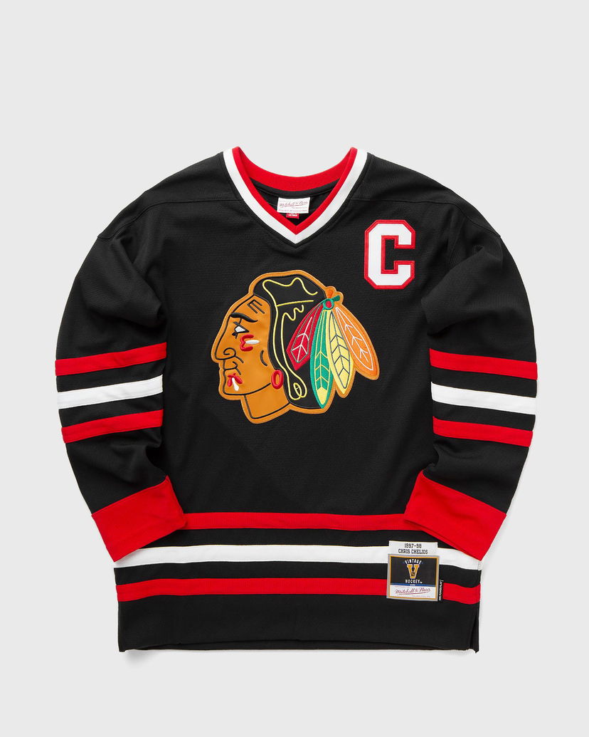 Dres Mitchell & Ness NHL Chicago Blackhawks Alternate 1997 Chris Chelios Jersey Črna | JY8935-CBHBLCK