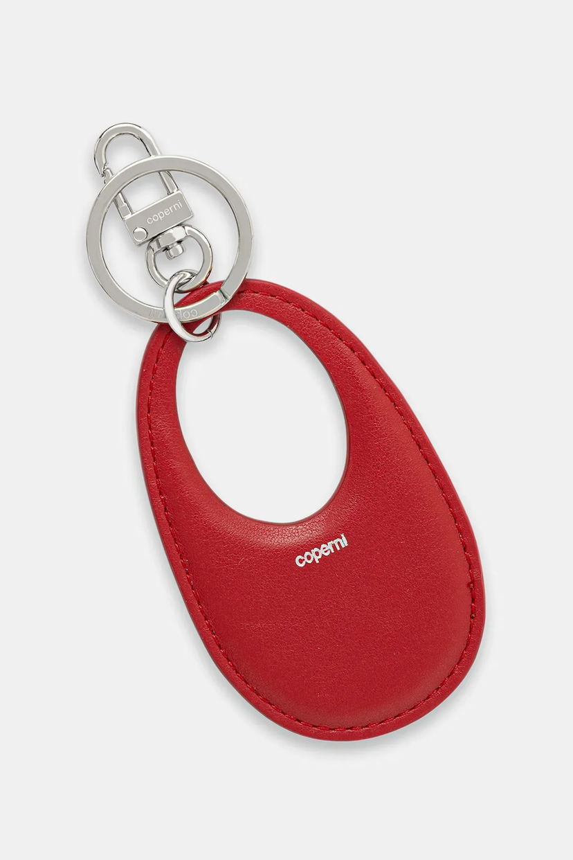 Obeski za ključe Coperni Coperni Swipe Leather Keychain Rdeča | COPSLG02F6043