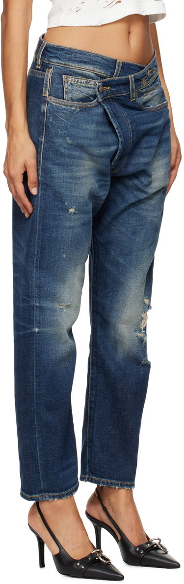 Kavbojke R13 R13 Crossover Jeans Modra | R13W2048-D144C, 1
