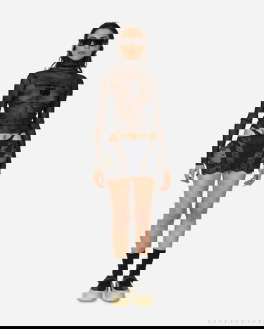 Krila Jean Paul Gaultier Shayne Oliver Turtleneck Top Črna | TO187I-T001 0000, 4