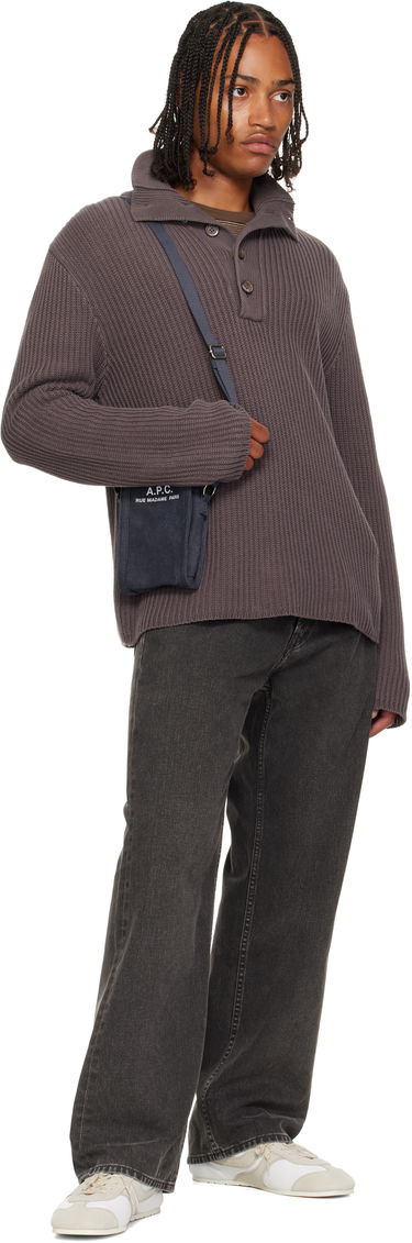 Nahrbtniki in torbe A.P.C. A.P.C. Recuperation Crossbody Phone Pouch Mornarica | COHGV-H61931, 3