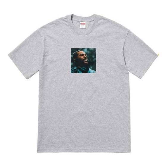 Majica Supreme Marvin Gaye FW18 Character Graphic T-Shirt Siva | SUP-FW18-1187