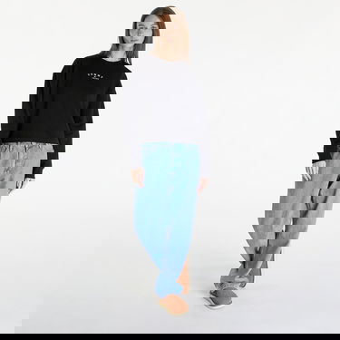 Pulover Tommy Hilfiger Essential Logo 2 Relaxed Fit Crewneck Črna | DW0DW18143 BDS, 2