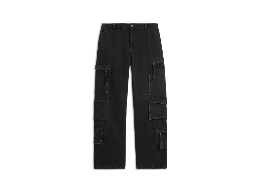 Cargo hlače AXEL ARIGATO Utility Cargo Jeans Črna | A2186001