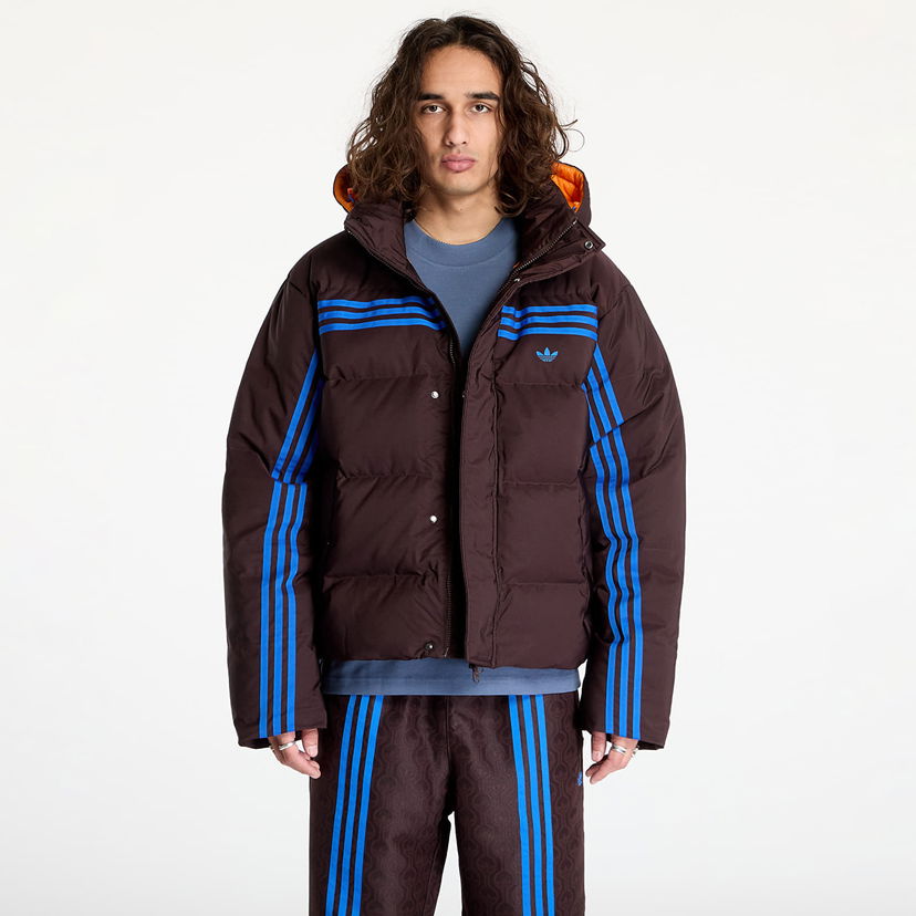 Puhovka adidas Originals Jacket adidas Premium Puffer Jacket Shale Brown XL Črna | JL9556