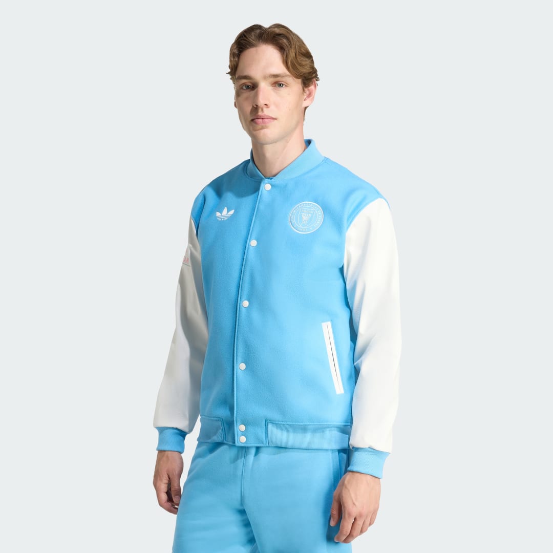 Bomber jakna adidas Originals Inter Miami CF adidas Originals Anthem Jacket Modra | JM5160, 0