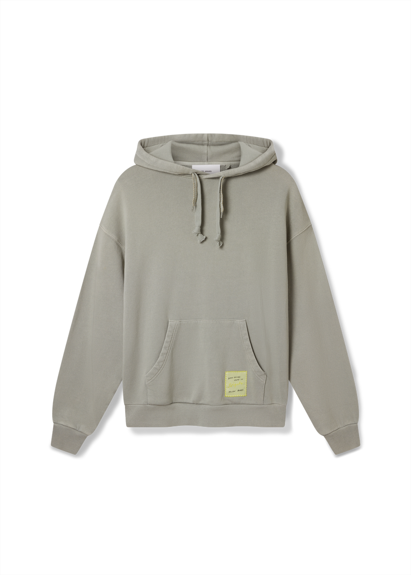Pulover AXEL ARIGATO Washed Patch Hoodie Zelena | A2993002