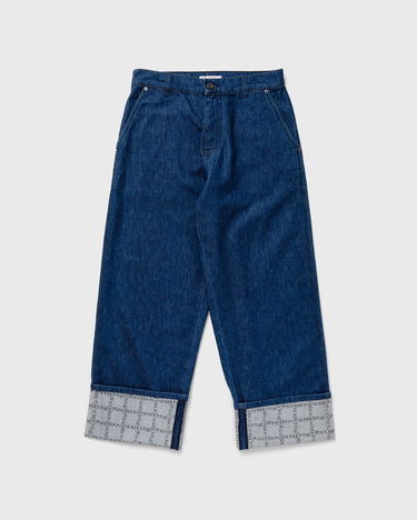 Kavbojke JW Anderson LOGO GRID TURN UP WORKWEAR JEANS Mornarica | DT0078-PG1336-870, 0