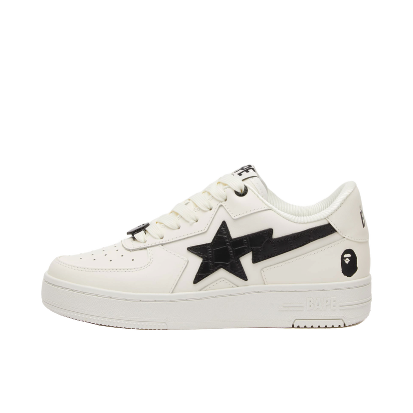 Superge in čevlji BAPE Bathing Ape Sta Icon #1 Size UK 4.5 Bela | 001FWL302305L-BLK