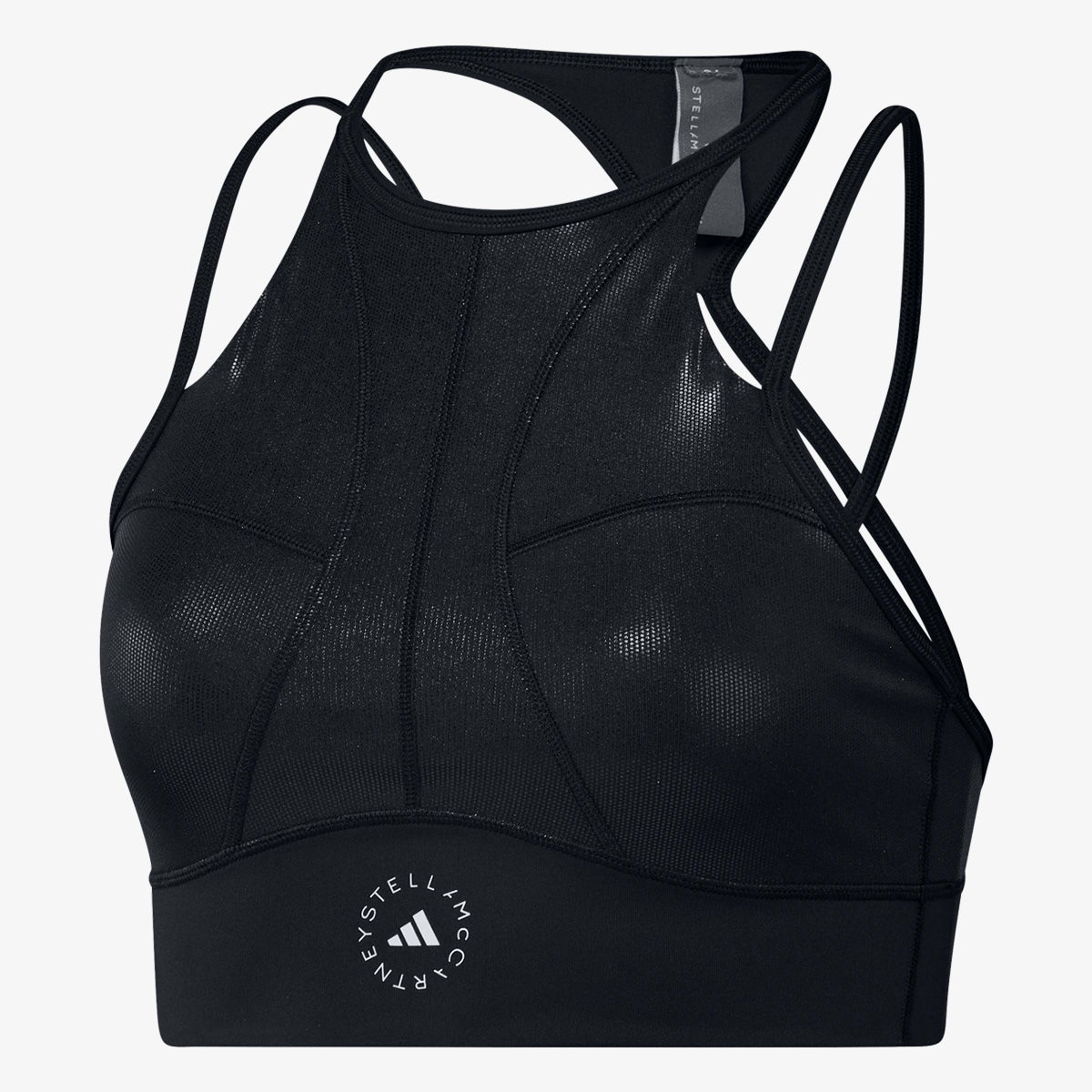 Krop-top adidas Performance adidas by Stella McCartney Training Micro Dot Crop Top Črna | JM6089, 1
