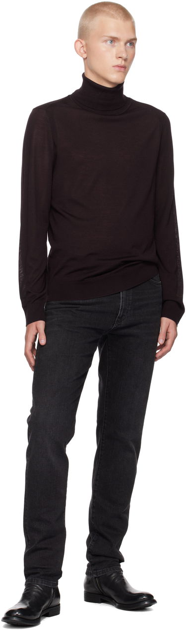 Pleteni pulover Paul Smith Paul Smith Roll Neck Turtleneck Rjava | M1R-565X-M02093-59, 3